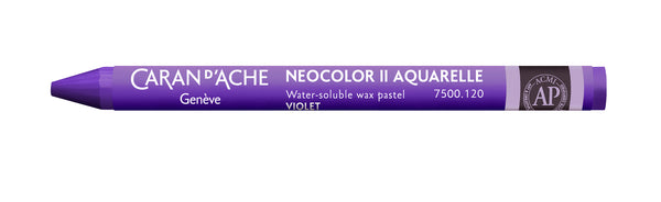 VIOLETTO 120 - NEOCOLOR II PASTELLO A CERA ACQUARELLABILE