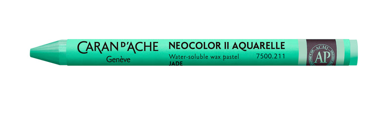 VERDE GIADA 211 - NEOCOLOR II PASTELLO A CERA ACQUARELLABILE